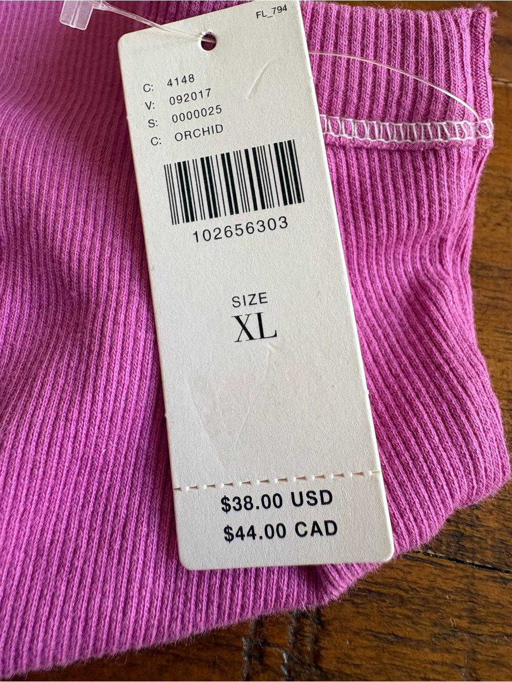 Anthropologie Pilcro Tank Orchid Pink XL